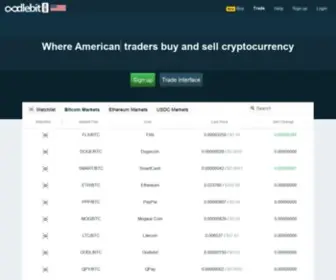 OOdlebit.com(Cryptocurrency Exchange) Screenshot