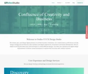 OOdlesstudio.com(We are a UI UX Design Studio) Screenshot
