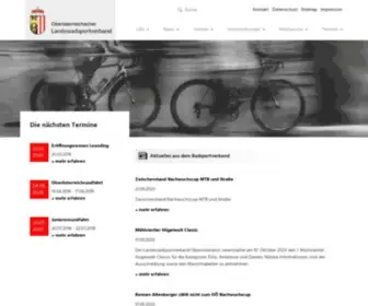 OOE-Radsportverband.at(OÖ. Landesradsportverband) Screenshot