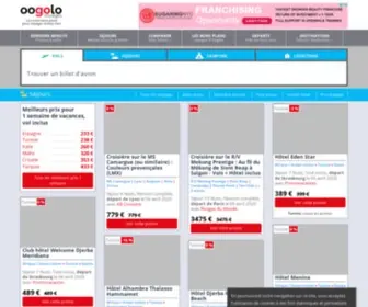 OOgolo.fr(Les vrais bons plans pour voyager moins cher) Screenshot