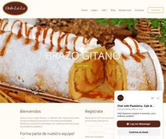 OOhlala.com.sv(Ooh-La-La Pastelería, Café, Restaurante) Screenshot