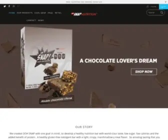 OOhsnapnutrition.com(OOH SNAP Crispy Protein Bar) Screenshot