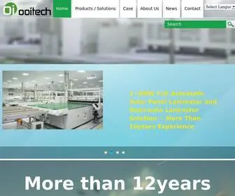 OOitech.com(Solar Panel Production Line) Screenshot