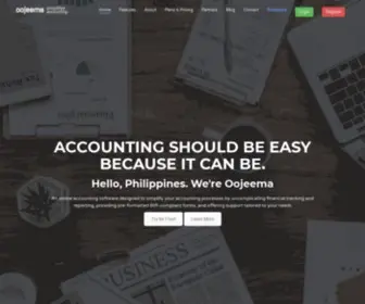 OOjeema.com(Accounting Software for Filipinos) Screenshot