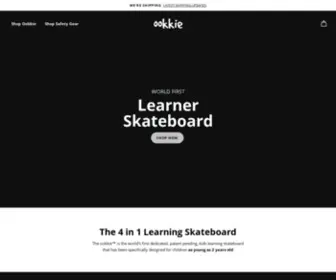 OOkkie.com(Teaches Children How To Ride A Skateboard Safely) Screenshot