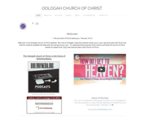 OOlogahcofc.org(Oologah church of Christ) Screenshot