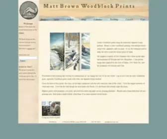 OOloopress.com(Matt Brown Woodprints) Screenshot