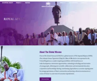 OOniofifego.com(Ooni of Ife Global Outreach) Screenshot