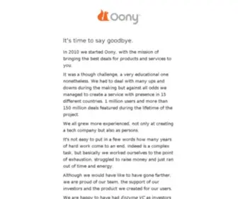 OOny.com(All the best Deals) Screenshot