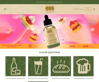 OOOflavors.com(Liquid Flavor Concentrates PG VG Based Over 400 New and Exotic Flavors) Screenshot