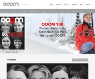 OOOM.com(OOOM Magazine) Screenshot