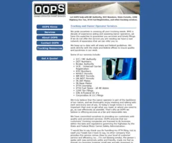 OOpermits.com(Trucking, Truck, and Owner Operator Services) Screenshot