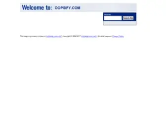OOpsify.com(Freebie of the day) Screenshot