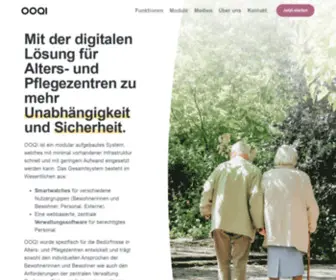 OOqi.ch(Digitale Unterstüztung für Altersbetreuung und Pflege) Screenshot