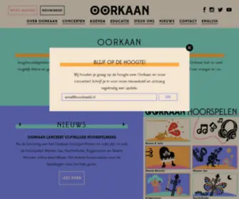 OOrkaan.nl(Muziek voor een jong publiek) Screenshot