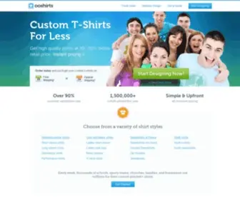 OOshirts.com(Custom T) Screenshot