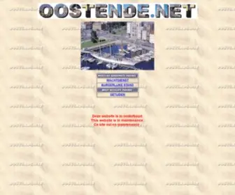 OOstende.net(De portaalsite voor Oostende) Screenshot