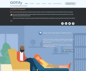 OOtify.com(Your Mental Health Community) Screenshot