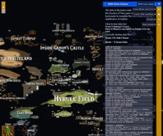 OOtmap.com(OoT Interactive Map) Screenshot