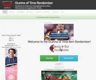 OOtrandomizer.com(Ocarina of Time Item Randomizer) Screenshot