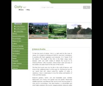 OOty.net(Ooty Tourism) Screenshot