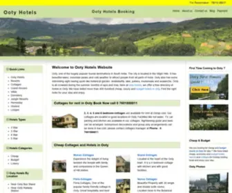 OOtyhotels.org.in(Ooty Cottages) Screenshot