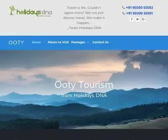 OOtytourism.co.in(Ooty Tourism Packages) Screenshot