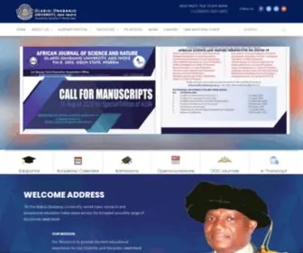 OOuagoiwoye.edu.ng(Olabisi Onabanjo University) Screenshot