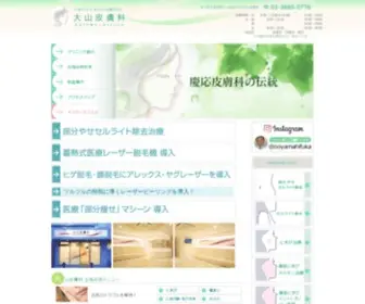 OOyamahifuka.com(大山皮膚科) Screenshot