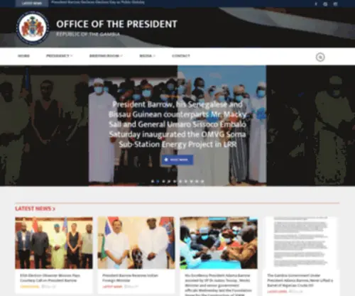 OP.gov.gm(Office of The President) Screenshot