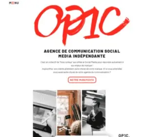 OP1C.com(Bienvenue chez OP1C) Screenshot