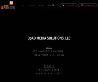 Opadmedia.com(OpAD Media Solutions) Screenshot