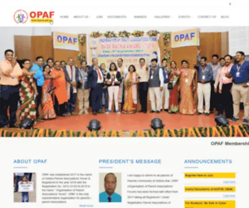 Opaf.in(OPAF : Home) Screenshot