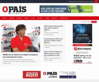 Opais.co.ao(Jornal OPaís) Screenshot