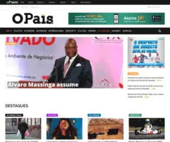 Opais.co.mz(O País) Screenshot