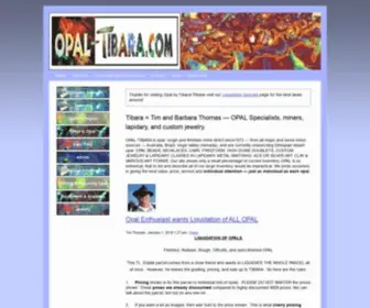 Opal-Tibara.com(Quality Boulder Opal) Screenshot