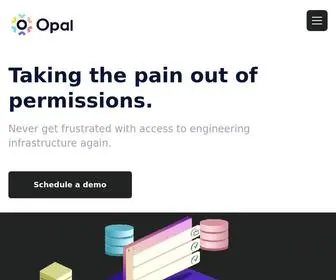 Opal.dev(Your Home for Engineering Permissions) Screenshot