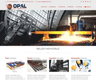 Opalcelikkonstruksiyon.com(Opal Çelik) Screenshot