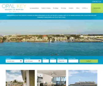 Opalkeywest.com(Opal Key Resort & Marina) Screenshot