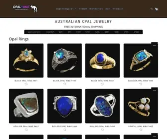 Opalmine.com(Australian Opal Jewelry) Screenshot