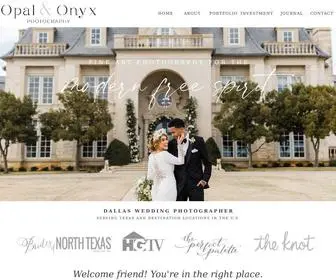 Opalonyxphotography.com(Dallas Wedding Photographer) Screenshot