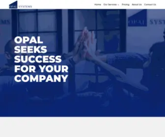 Opalsystems.com(Your partner in Success) Screenshot