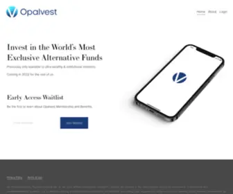 Opalvest.com(Opalvest) Screenshot