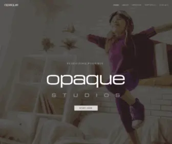 Opaquestudios.com(Redefining Possible) Screenshot