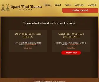 Opartthai.com(Opart Thai Restaurant) Screenshot