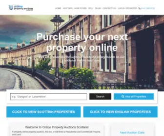 Opascotland.com(Online Property Auctions Scotland) Screenshot