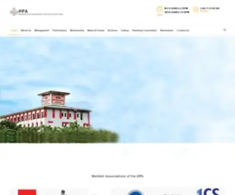 Opasrilanka.org(The Organisation of Professional Associations of Sri Lanka) Screenshot