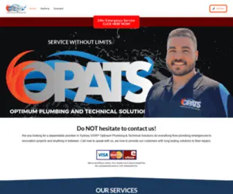 Opats.info(Optimum Plumbing and Technical Solutions) Screenshot