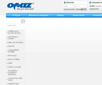 Opaz.cz(Kopírovací role a papíry) Screenshot