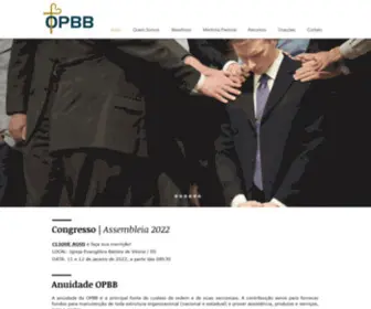 OPBB.org.br(Ordem dos Pastores Batistas do Brasil) Screenshot